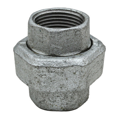 Raccord union galvanisé 1/2" femelle à visser