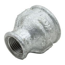 Manchon réduit galvanisé 1/2" 1/4" femelle à visser PN25