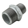 Mamelon réduit galvanisé 1/2" 1/4" mâle à visser PN25