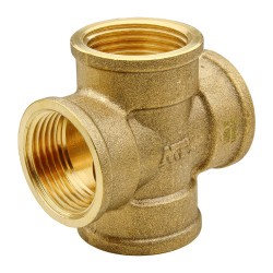Croix laiton 90° femelle à visser 3/4"