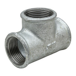 Té 90°galvanisé taraudé 3/4"