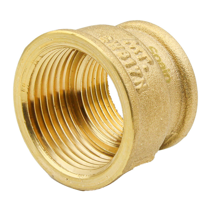 Manchon réduit laiton 3/4"-1/2" femelle à visser Manchon réduit laiton 3/4"-1/2" femelle à visser