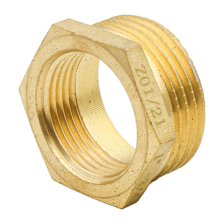 Réduction laiton 3/4"-1/2" mâle femelle à visser