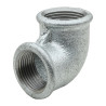 Coude galvanisé taraudé 3/4"