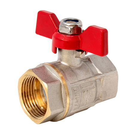 Mini Vanne laiton 1"  femelle à visser PN16