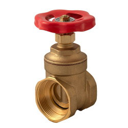 Vanne passage direct laiton 1/2" à visser PN10