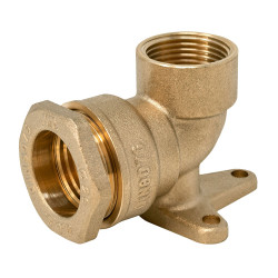 Applique murale laiton 32 mm 1" femelle à visser à compression pn16