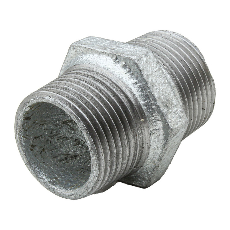 Mamelon galvanisé 1/2" Mamelon galvanisé 1/2"