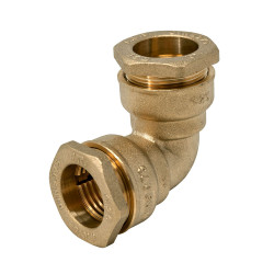 Coude 90° laiton 20 mm à compression pn16