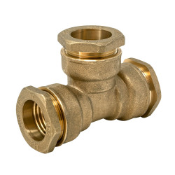 Té 90° laiton 63 mm à compression pn16