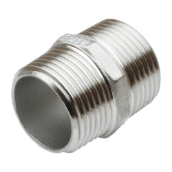 Mamelon inox mâle à visser 1/4" pn20