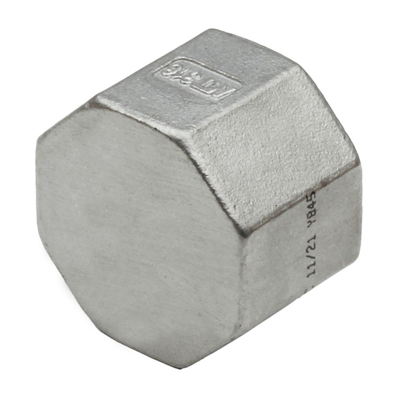 Bouchon inox femelle à visser 1/2" pn20