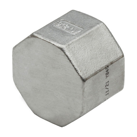 Bouchon inox femelle à visser 1/2" pn20