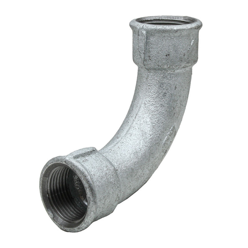 Courbe 90° galvanisé 3/8" femelle à visser Courbe 90° galvanisé 3/8" femelle à visser
