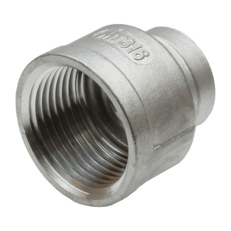 Manchon réduit inox 2"-11/2" femelle à visser pn20