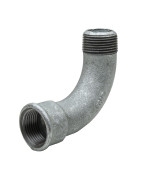 Courbe 90 Galvanisé mâle femelle | FluideConnect.com