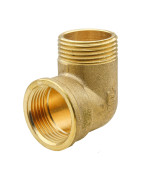 Coude 90 Laiton mâle femelle | FluideConnect.com