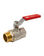 Vanne Laiton 1/4 de tour mâle femelle PN30 | FluideConnect.com