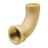 Courbe 90 Laiton mâle femelle